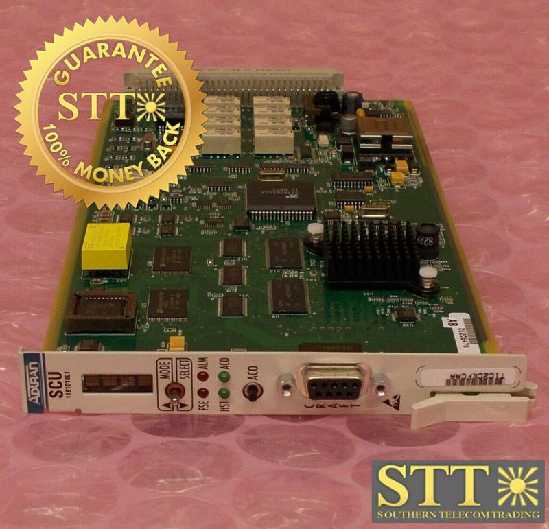 1181018L1 ADTRAN TA3000 ENHANCED SCU T1C2CKFCAA REFURBISHED - 90 DAY WARRANTY