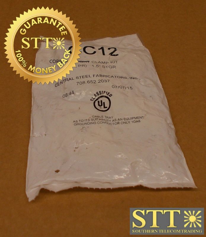 CC12 CENTRAL STEEL CORNER CLAMP KIT 1.5 &quot; STRINGER NEW - 90 DAY WARRANTY