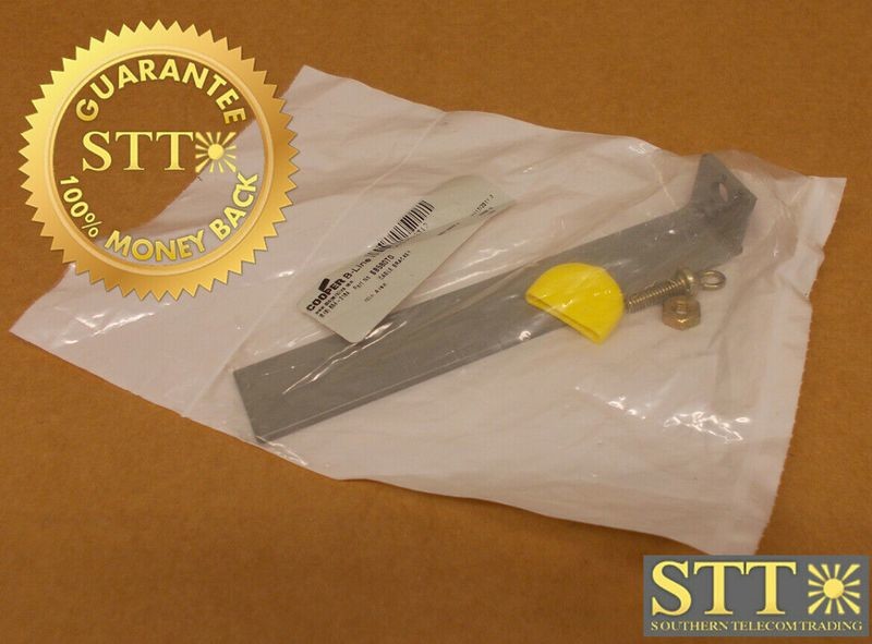 SB580TG COOPER-B CABLE TIE BRACKET 6&quot; LONG X 1&quot; TEL GRAY NEW  - 90 DAY WARRANTY