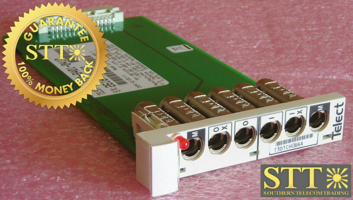 010-8401-0410 TELECT DSX-3 6 PORT MODULE T3D1CH0BAA REFURBISHED - 90 DAY WARRANTY