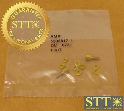 5205817-1 TE CONNECTIVITY AMPLIMITE SCREWLOCK ASSEMBLY FEMALE (LOT OF 100) NEW - 90 DAY WARRANTY