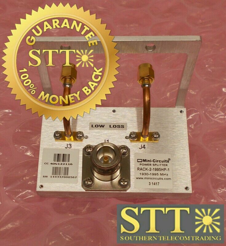 RACK-2-1995HP-1 MINI CIRCUITS POWER SPLITTER 1930-1995MHZ CC:409122116 NEW - 90 DAY WARRANTY