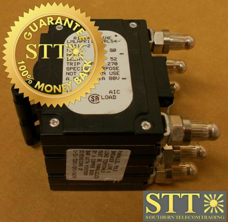 LMLHPK111-1RLS4-33518-2 AIRPAX 200 AMP 3-POLE BULLET CIRCUIT BREAKER - NEW - 90 DAY WARRANTY