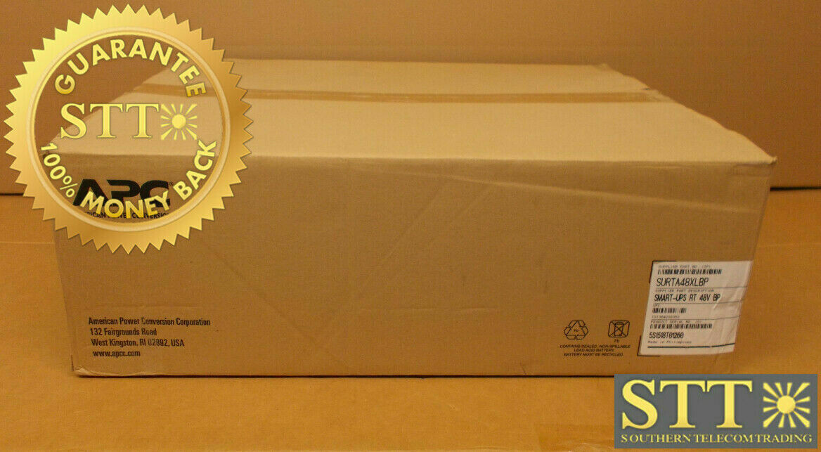 SURTA48XLBP APC SMART-UPS RT 48V BATTERY PACK NEW - 90 DAY WARRANTY