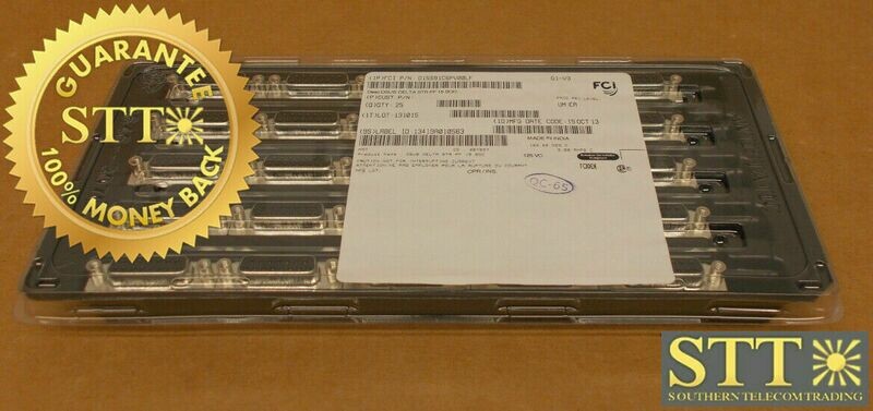 D15S91C6PV00LF FCI D-SUB RECEPTACLE 15 POSITION VERTICLE PRESS (PACK OF 25) NEW - 90 DAY WARRANTY