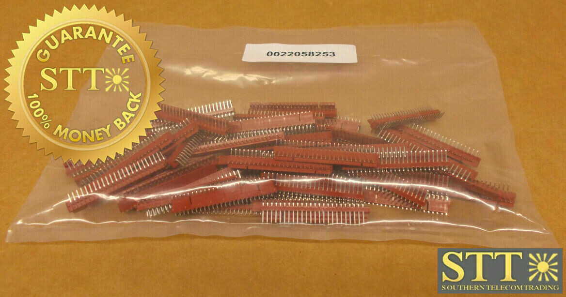 0022058253 MOLEX CONNECTOR HEADER RA 25 POS 0.100&quot; (2.54MM) (LOT OF 50) NEW - 90 DAY WARRANTY