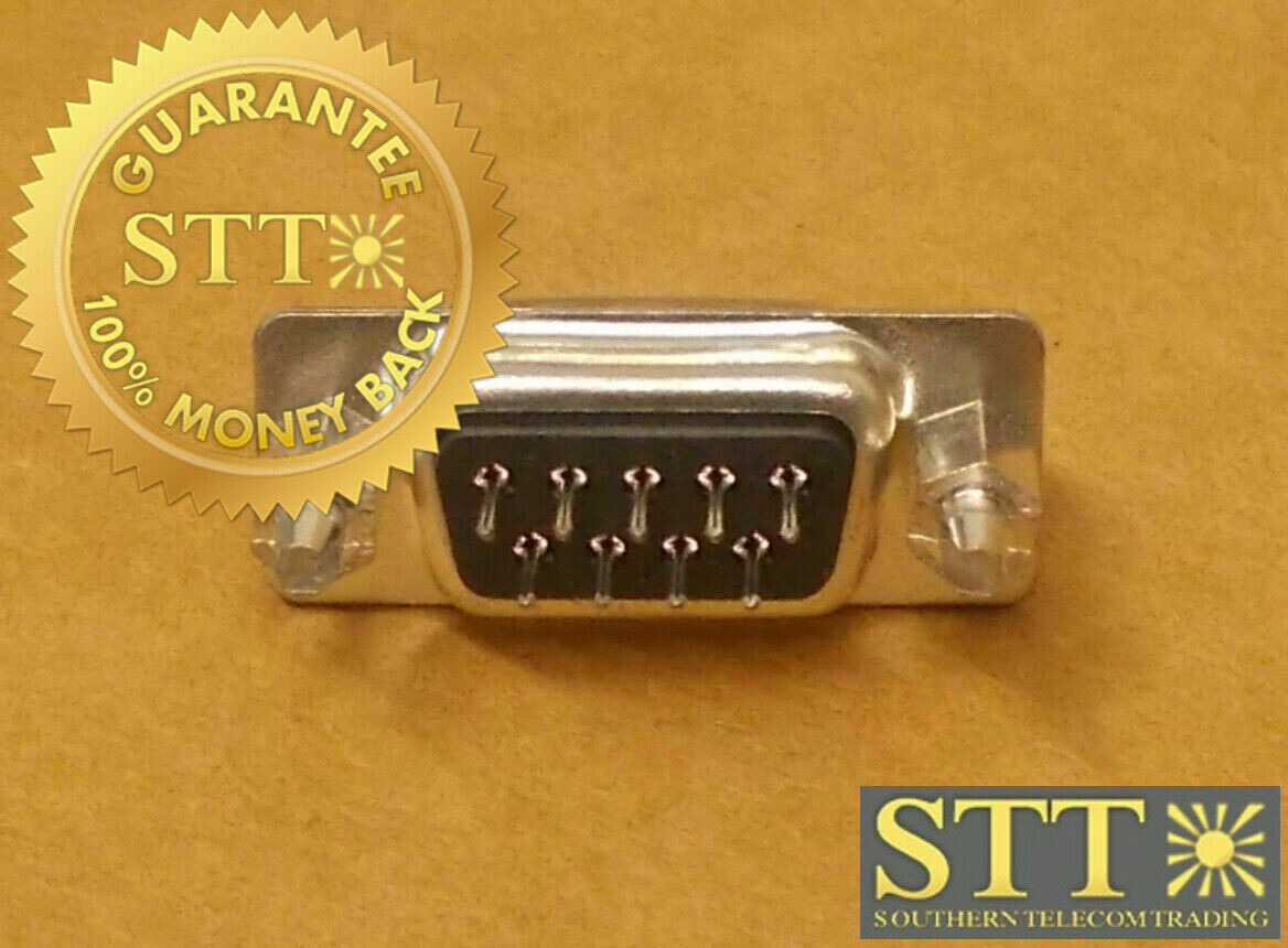 L717SDEH09POL2RM8 AMPHENOL CONNECTOR D-SUB PLUG 9POS VERT SOLDER (LOT OF 25) NEW - 90 DAY WARRANTY