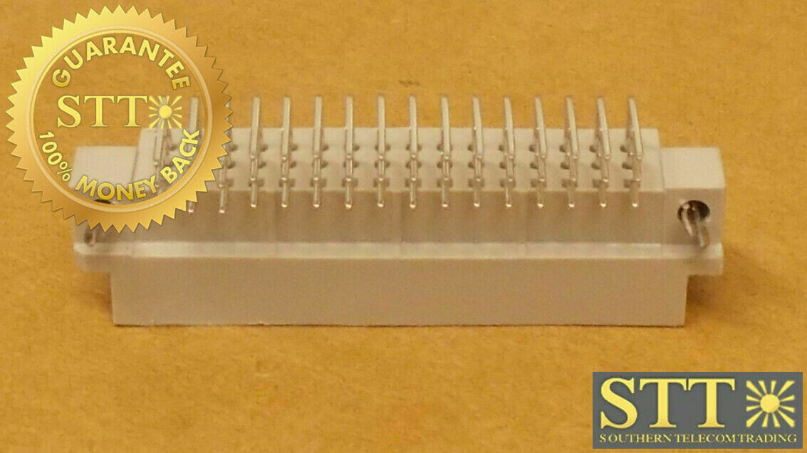 DIN-48CPC-CES70369 3M 41612 DIN CONNECTOR 48POS, 3ROW VERT ANGLE (LOT OF 10) NEW - 90 DAY WARRANTY