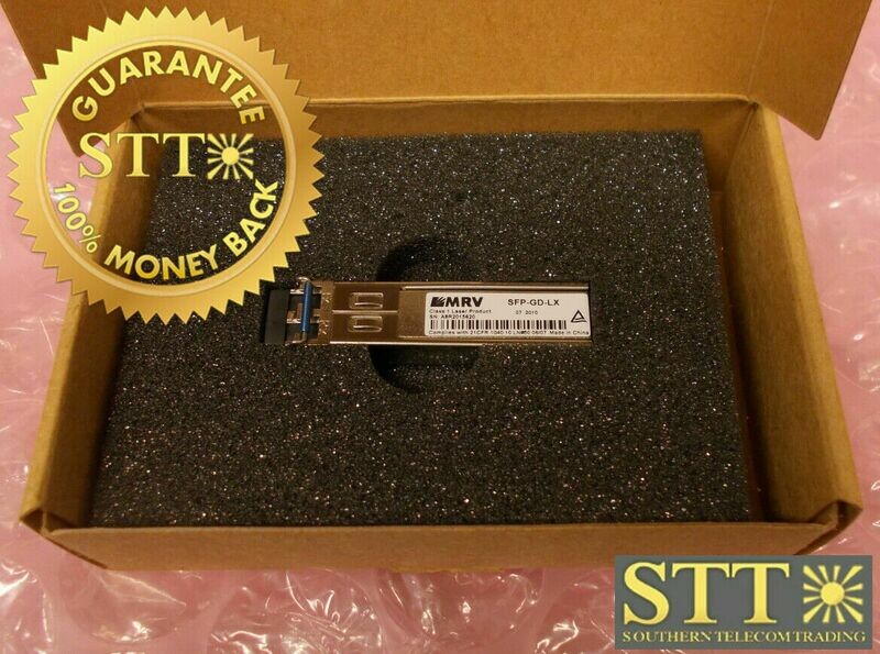 SFP-GD-LX MRV OPTICAL TRANSCEIVER 1000BASE LX LC, 10 KM, 1310 NM SFP NEW - 90 DAY WARRANTY