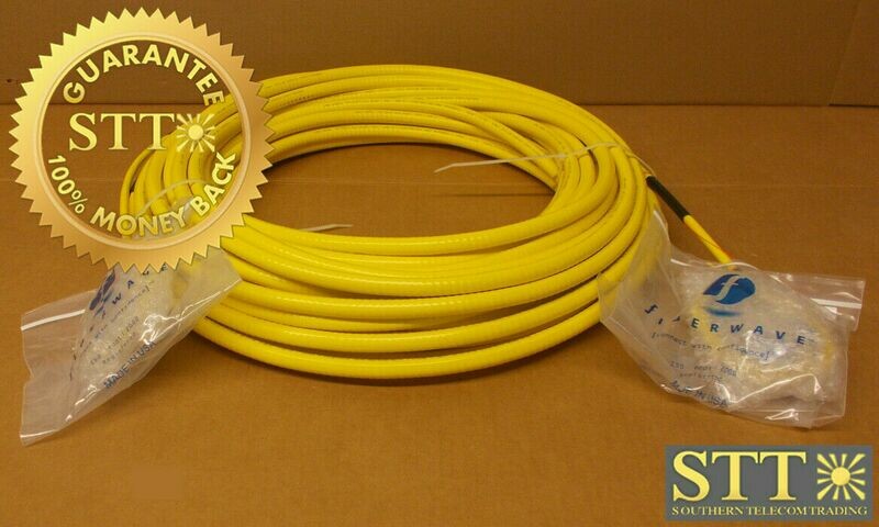 CORNING ARMORED FIBER CABLE SINGLE MODE 6 FIBER SC/SC 70 FT NEW - 90 DAY WARRANTY