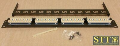 DCC2488/110A5E-R OPTICAL CABLE CORP 24 PORT CAT 5E PATCH PANEL NEW - 90 DAY WARRANTY