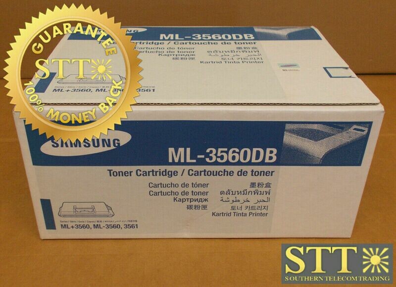 ML-3560DB SAMSUNG OEM TONER CARTRIDGE BLACK, SERIES ML+3560, ML-3560, 3561 NEW - 90 DAY WARRANTY