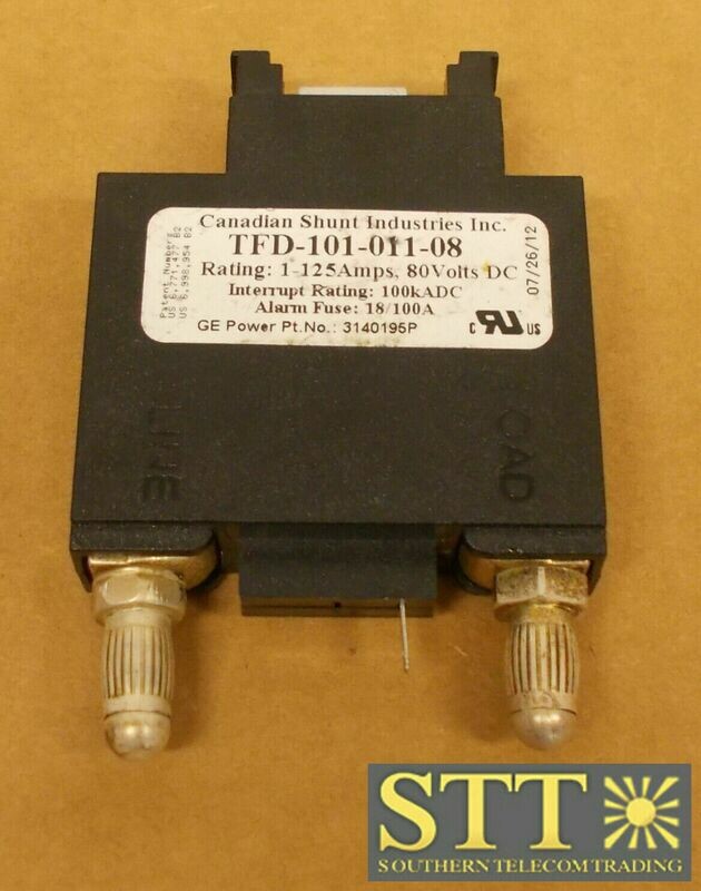 3140195P GE TFD FUSE HOLDER FOR TPS/TLS FUSES 1-125 AMPS 80 VDC TFD-101-011-08 REFURBISHED - 90 DAY WARRANTY