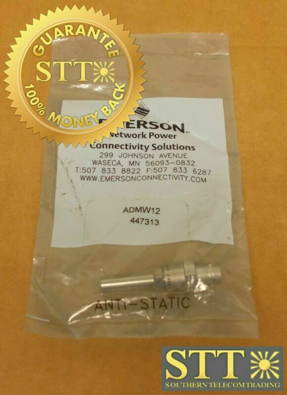 ADMW12 EMERSON BNC TO MINI-WECO RF ADAPTER NEW - 90 DAY WARRANTY