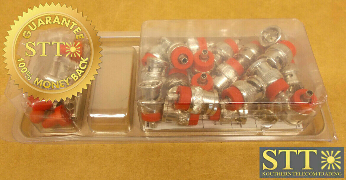 W58-124-9019-910 CANNON-ITT QTBNC COAX CONNECTOR CC:407772300 (LOT OF 22) NEW - 90 DAY WARRANTY