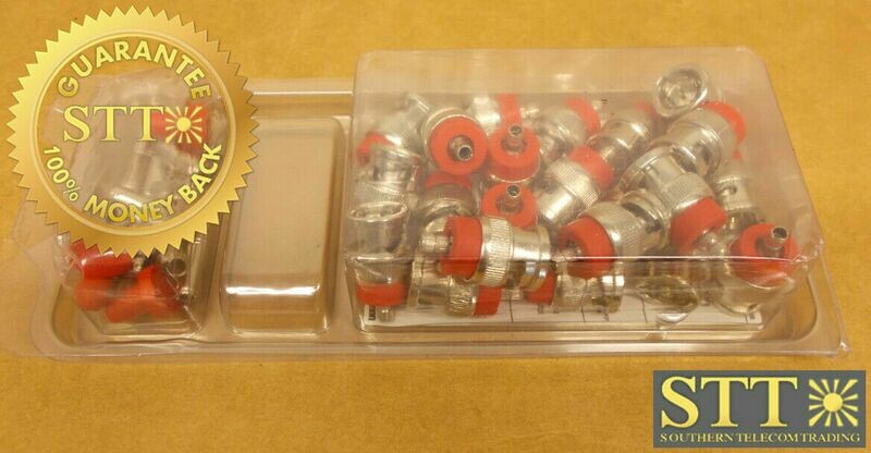 W58-124-9019-910 CANNON-ITT QTBNC COAX CONNECTOR CC:407772300 (LOT OF 22) NEW - 90 DAY WARRANTY