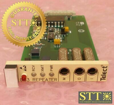 710-8401-0002 TELECT BB DS3 REPEATER MODULE T3RGMYB7AA REFURBISHED - 90 DAY WARRANTY