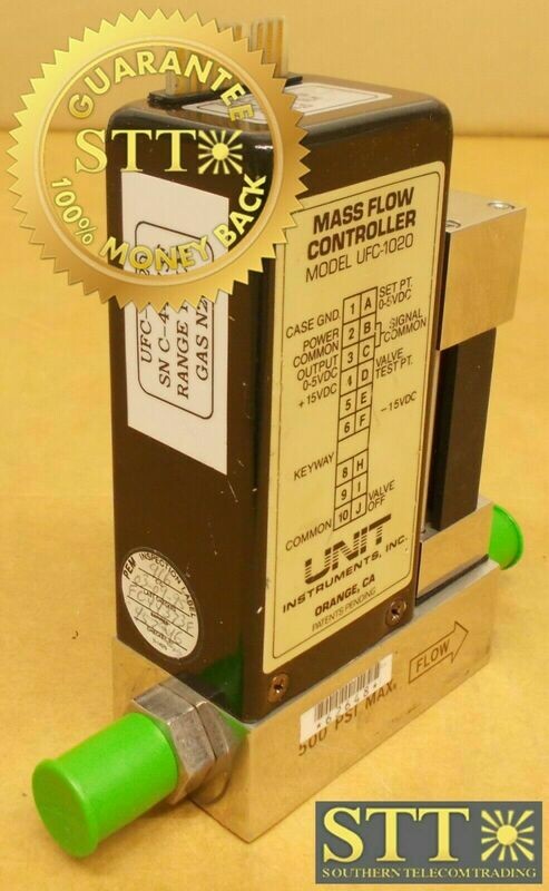 UFC-1020 UNIT MASS FLOW CONTROLLER MODEL UFC-1020 RANGE 1 SLM GAS N2O USED - 90 DAY WARRANTY