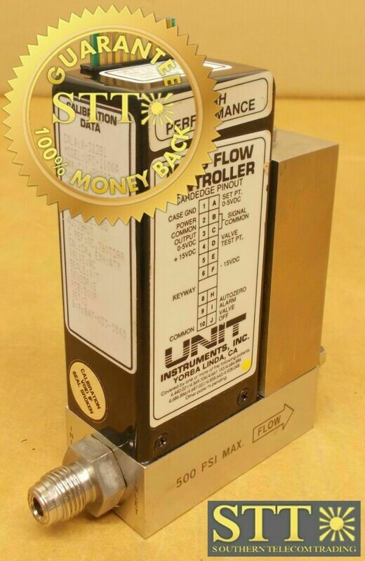 UFC-1100A UNIT MASS FLOW CONTROLLER HIGH PERFORMANCE RANGE 2 SLM GAS SIH4 USED - 90 DAY WARRANTY