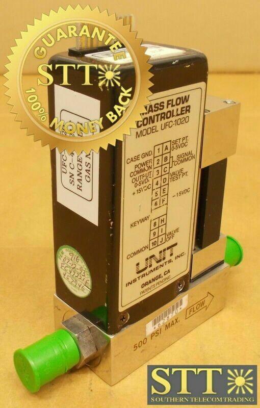 UFC-1020 UNIT MASS FLOW CONTROLLER MODEL UFC-1020 RANGE 2 SLM GAS N2O USED - 90 DAY WARRANTY