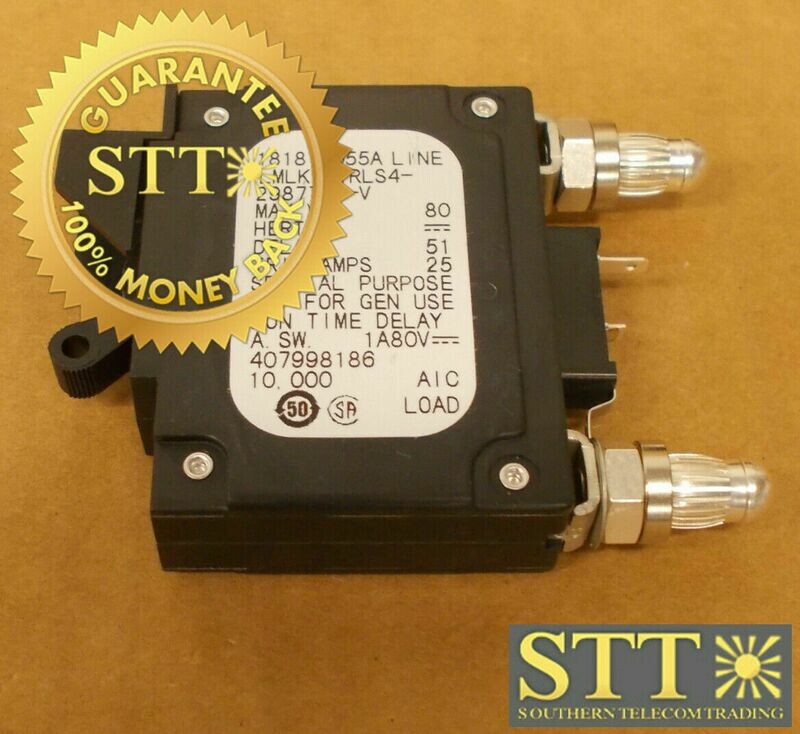 LMLK1-1RLS4-29877-6V AIRPAX 20 AMP BULLET CIRCUIT BREAKER 407998186 NEW - 90 DAY WARRANTY