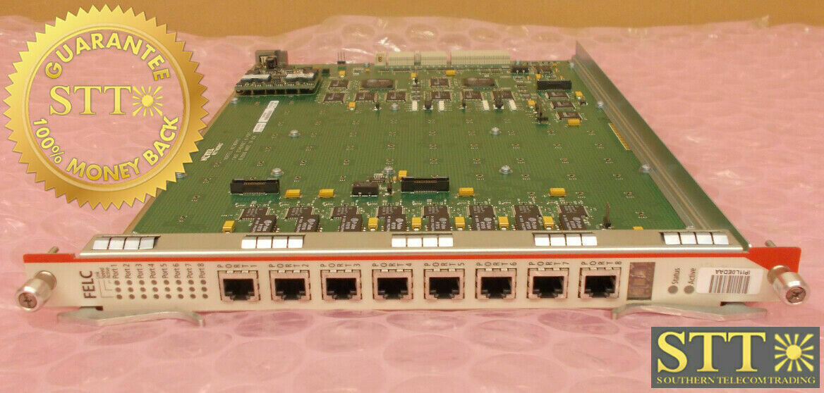 NTJT36CA NORTEL SER5500 8-PORT FAST ETHERNET MODULE IPI1L0EDAA REFURBISHED - 90 DAY WARRANTY