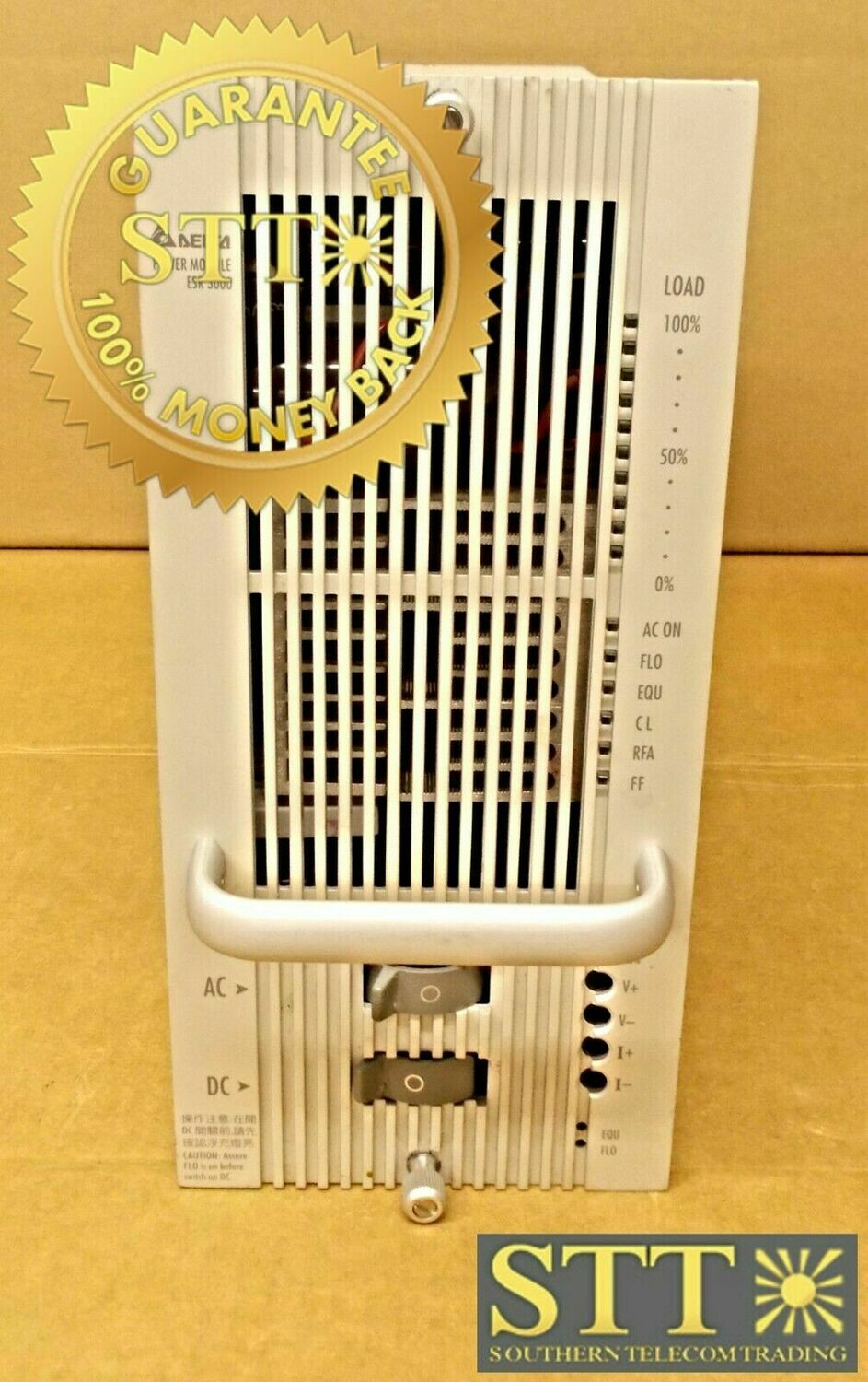 ESR-24/100A DELTA ESR 3000 100 AMP POWER MODULE REFURBISHED - 90 DAY WARRANTY