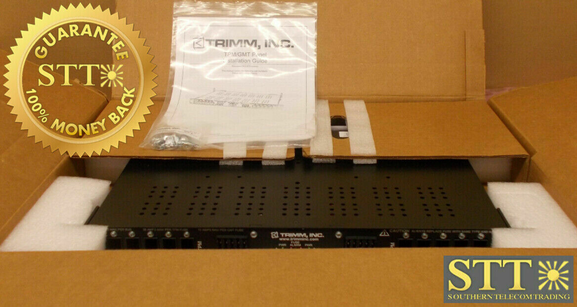 8371101001 TRIMM FUSE PANEL 150 AMP PER BUS 5/5 TPM 5/5 GMT -/+24 - 48VDC NEW - 90 DAY WARRANTY