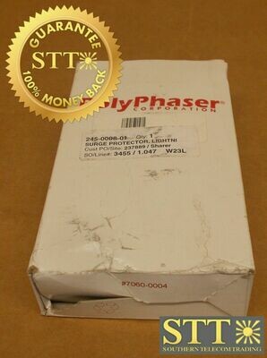 IS-DPXL POLYPHASER EXTENSION IMPULSE SUPPRESOR +/- 75Vdc NEW - 90 DAY WARRANTY