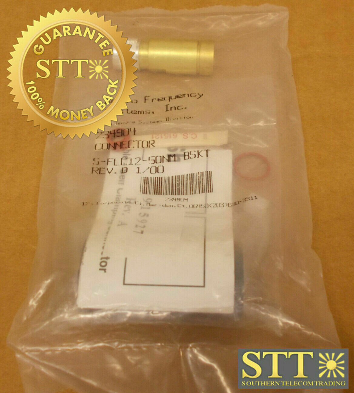 734904 CABLEWAVE N MALE CONNECTOR FOR 1/2&quot; COAXIAL CABLE S-FLC12-50NM NEW - 90 DAY WARRANTY