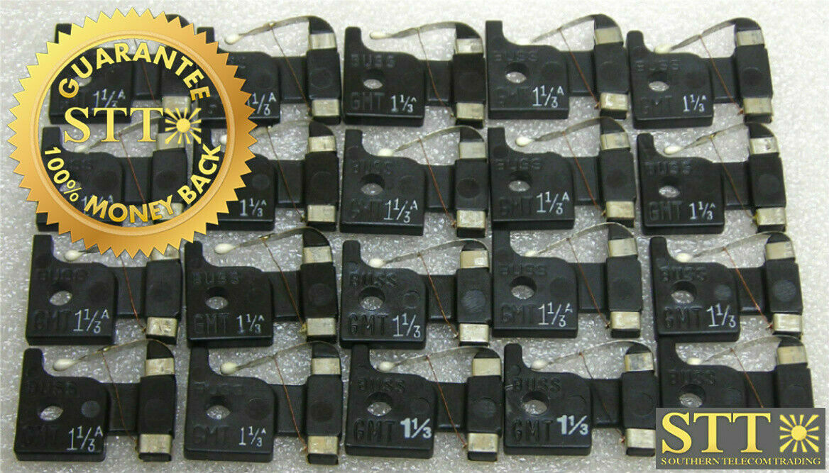 GMT-1-1/3 BUSSMAN GMT 1-1/3 AMP FUSE (LOT OF 20) NEW - 90 DAY WARRANTY