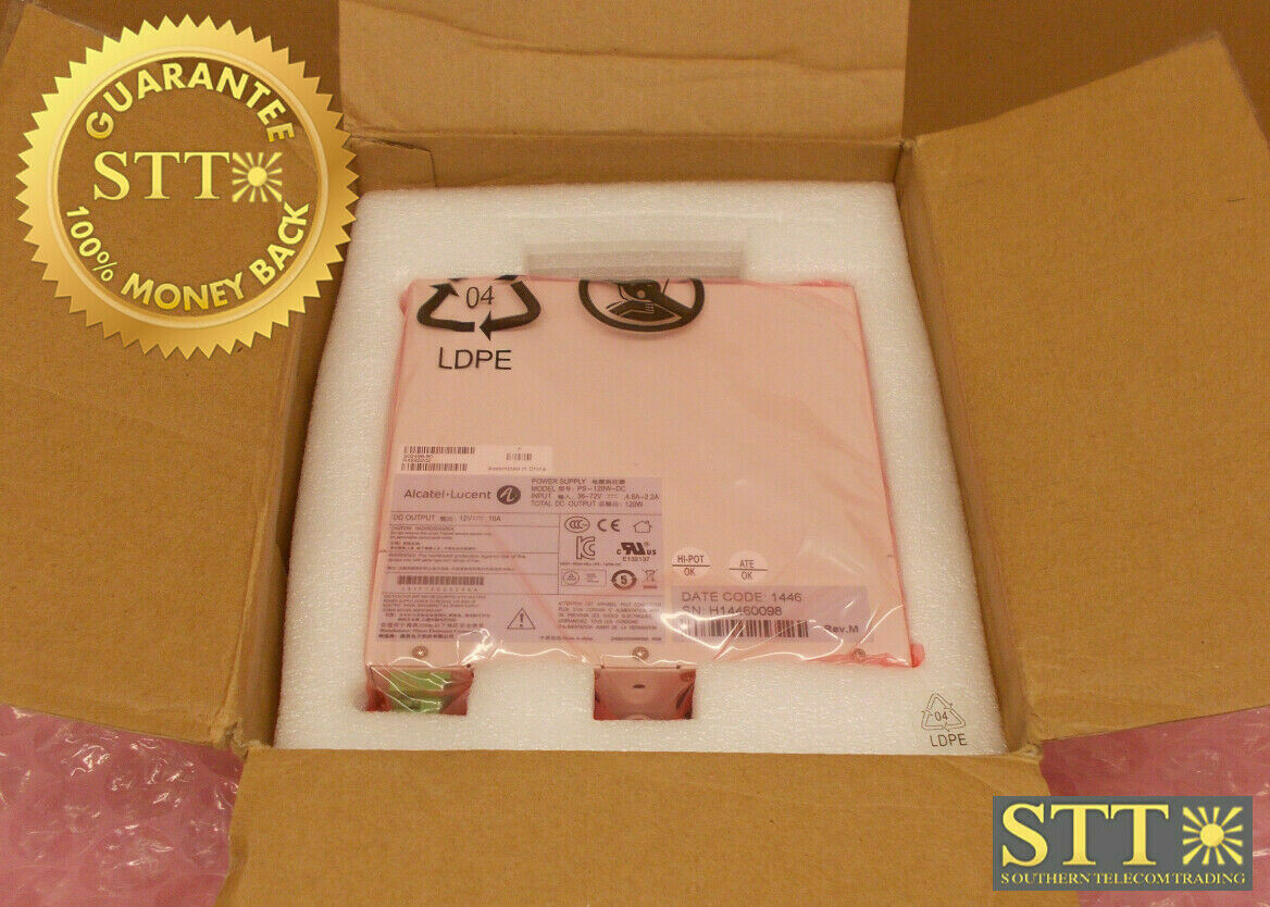 902496-90 ALCATEL-LUCENT PS-120W-DC POWER SUPPLY VSPUB8VFAA NEW - 90 DAY WARRANTY