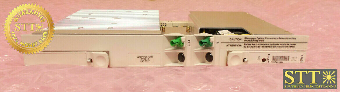 41A2C ALCATEL FT-2000 OTU S1:1 OPTICAL TRANSLATOR UNIT 108187956 SNOTACAAAA REFURBISHED - 90 DAY WARRANTY