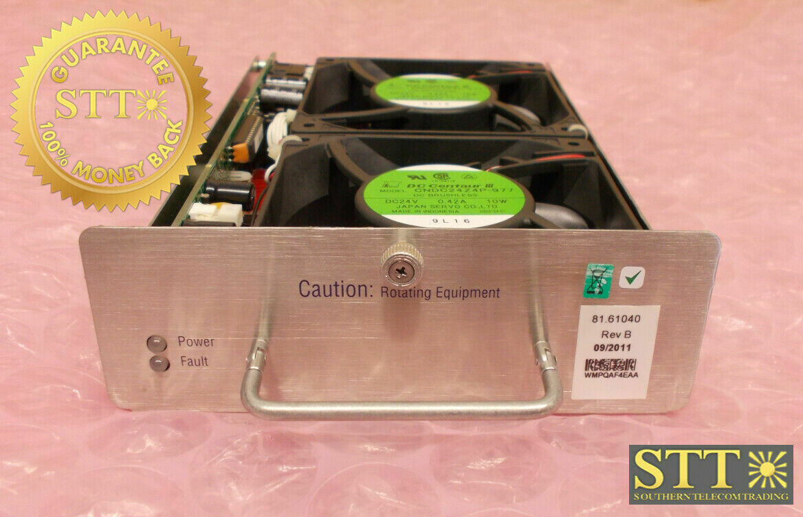 81.61040-REV-B TELLABS 6100 FAN DRAWER WMPQAF4EAA C-1580S3B 179.0017 FSCM-03522 REFURBISHED - 90 DAY WARRANTY