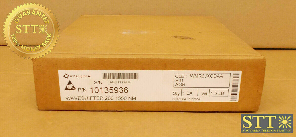 10135936 JDSU WAVESHIFTER 200 OPTICAL REGENERATOR WMR6JXCDAA NEW - 90 DAY WARRANTY