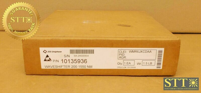 10135936 JDSU WAVESHIFTER 200 OPTICAL REGENERATOR WMR6JXCDAA NEW - 90 DAY WARRANTY