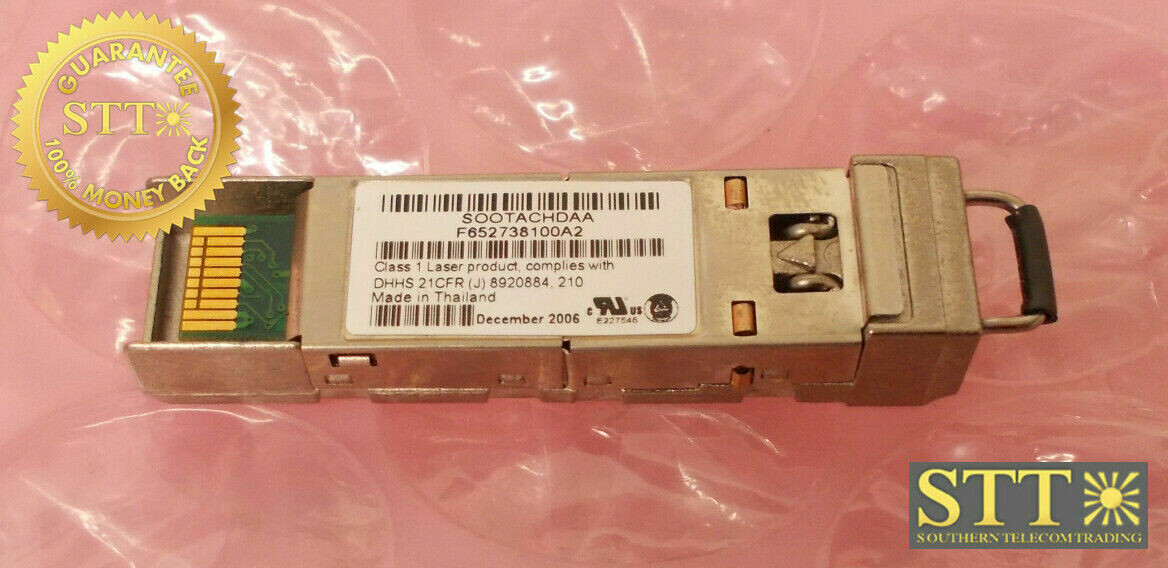GE-1X2XFCSX-C1 ALCATEL-LUCENT 1665 SFP TRANSCEIVER 109527796 SOOTACHDAA REFURBISHED - 90 DAY WARRANTY