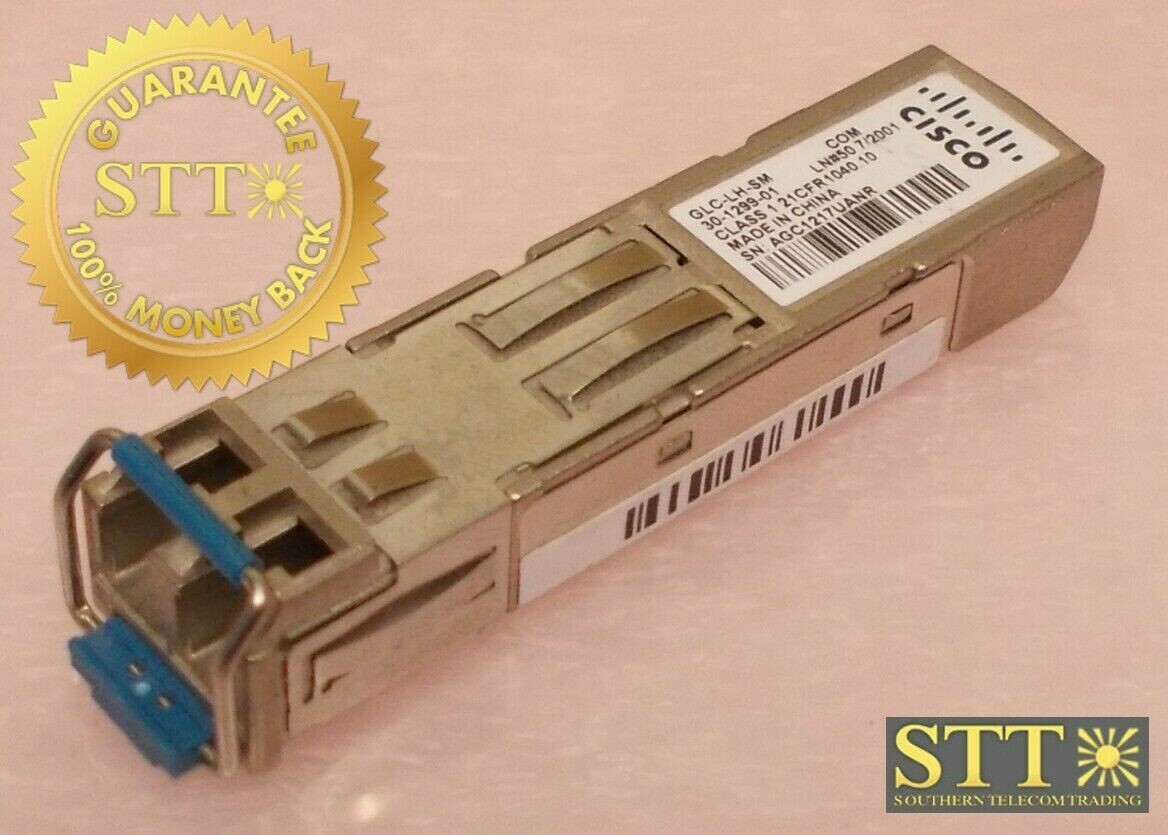 GLC-LH-SM CISCO 1000BASE-LX/LH SFP TRANSCEIVER REFURBISHED - 90 DAY WARRANTY