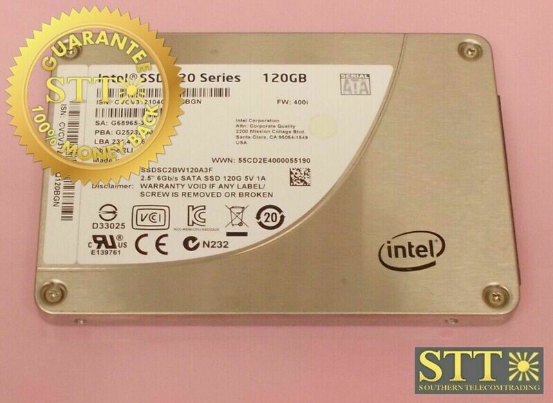 SSDSC2BW120A3F INTEL 120GB 520 SERIES SATA III 6Gb/s SOLID STATE DRIVE 2.5 INCH REFURBISHED - 90 DAY WARRANTY