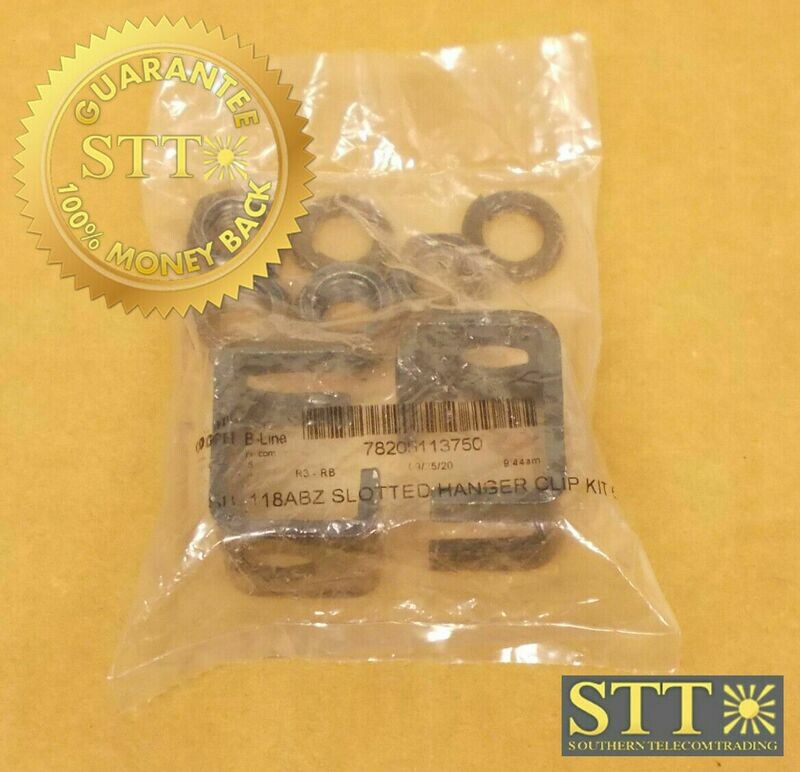 SB118ABZ COOPER B-LINE SLOTTED HANGER CLIP KIT NEW - 90 DAY WARRANTY
