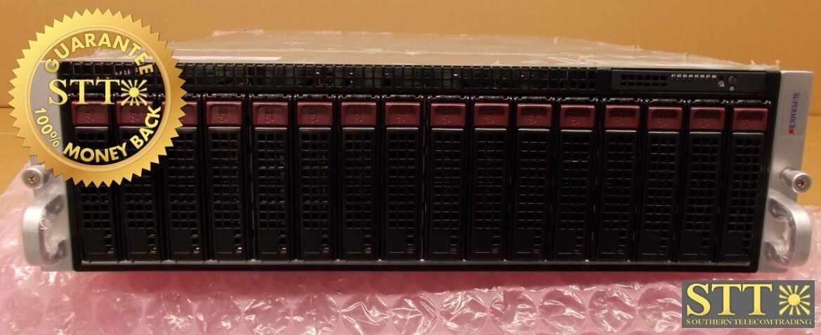 SYS-5038MR-H8TRF SUPERMICRO 938-16 3RU SERVER WITH X10SRD-F AND DUAL AC POWER C9380AG46AI0022 USED - 90 DAY WARRANTY