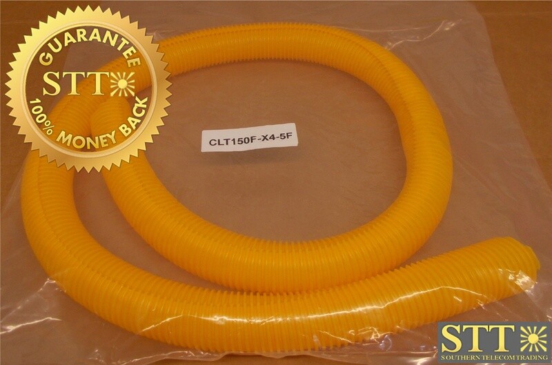 CLT150F-X4 PANDUIT CORRUGATED LOOM TUBING SLIT WALL 1.5 INCH X 5 FT NEW - 90 DAY WARRANTY