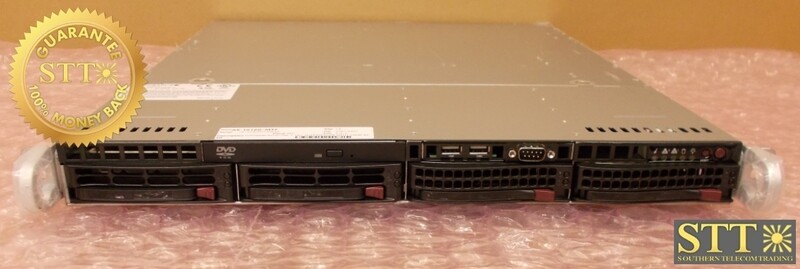AS-1012G-MTF SUPERMICRO 1U SERVER WITH MOTHER BOARD H8SGL-F CSE-813M NO RAM NO HDD USED - 90 DAY WARRANTY