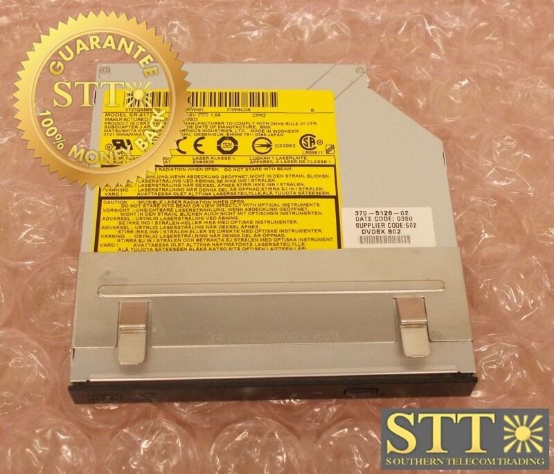 370-5128-02 SUN MICROSYSTEMS 8X SLIMLINE DVD-ROM MATSUSHITA SR-8177-C USED - 90 DAY WARRANTY