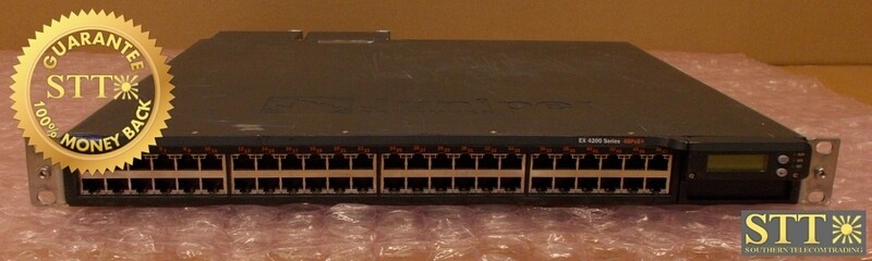 EX4200-48PX JUNIPER 48 PORT 10/100/1000BASE-T SWITCH 1U WITH 930W AC PSU - USED - 90-DAY WARRANTY