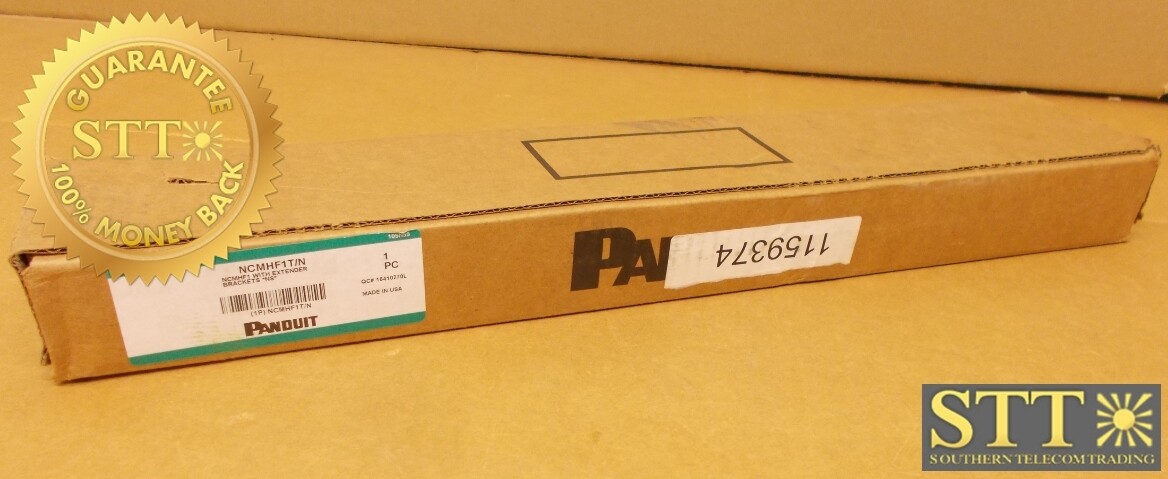NCMHF1T/N PANDUIT NETMANGER SINGLE SIDED WITH EXTENDER BRACKETS NS 19&quot; NEW - 90-DAY WARRANTY