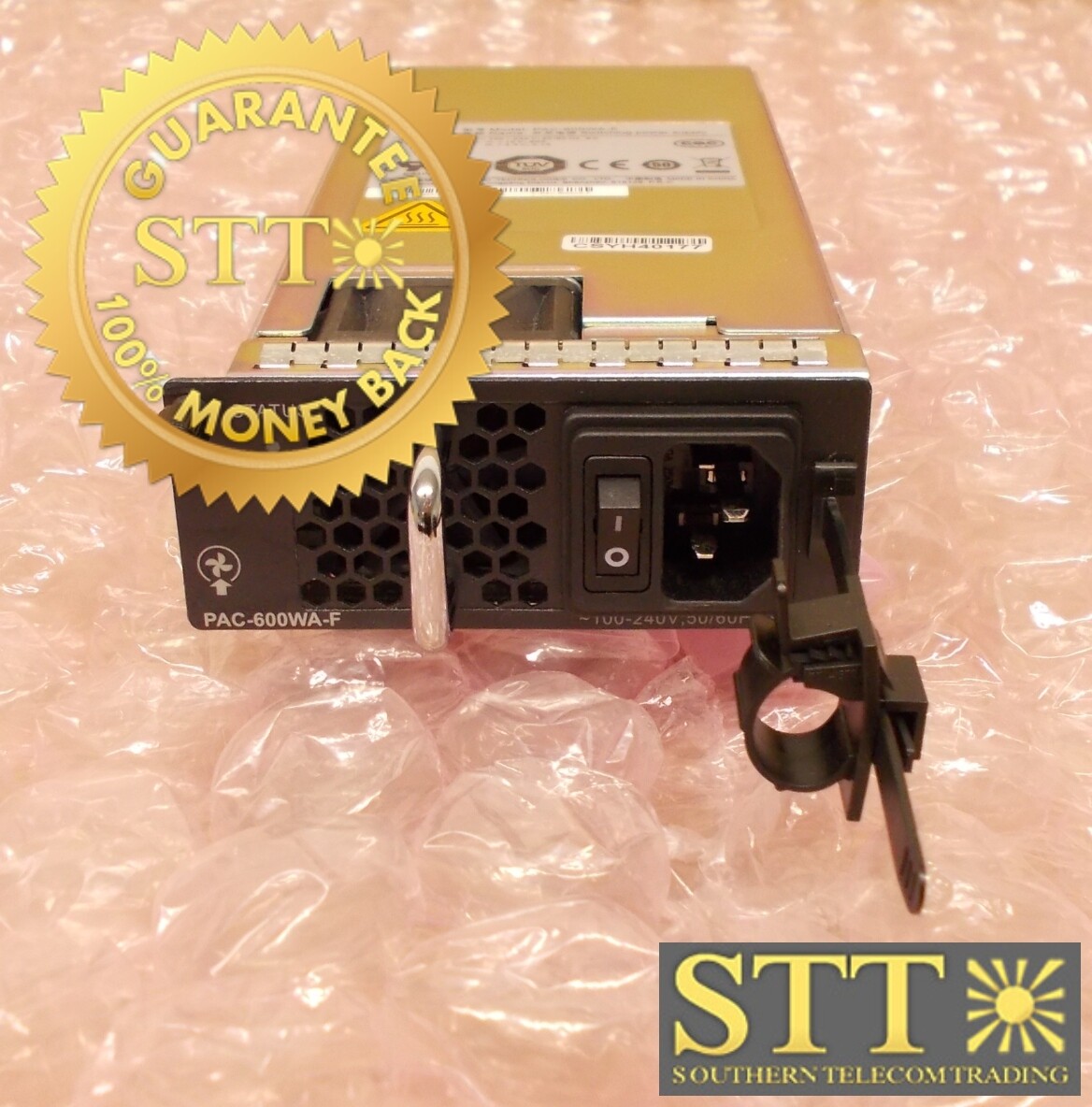 PAC-600WA-F HUAWEI 600W SWITCHING POWER SUPPLY - USED - 90-DAY WARRANTY