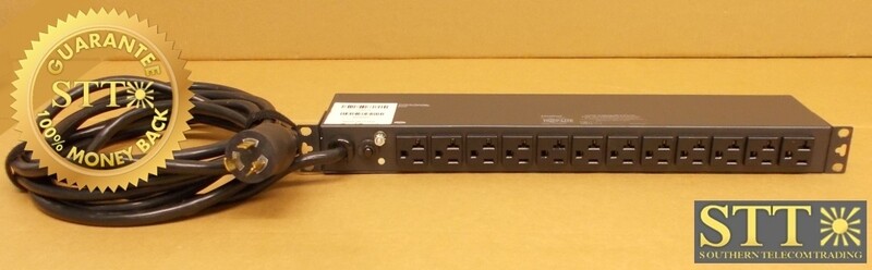 PDUMH20 TRIPPLITE PDU 1RU 120V (12 5-15/20R) L5-20P / 5-20P 120V 15FT W/MOUNTS USED - 90-DAY WARRANTY