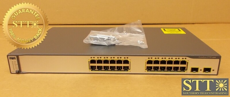 WS-C3750-24TS-E CISCO V04 CATALYST3750 24PORT GIGABIT ETHERNET SWITCH COMFH00BRA NO POWER CORD USED - 90-DAY WARRANTY