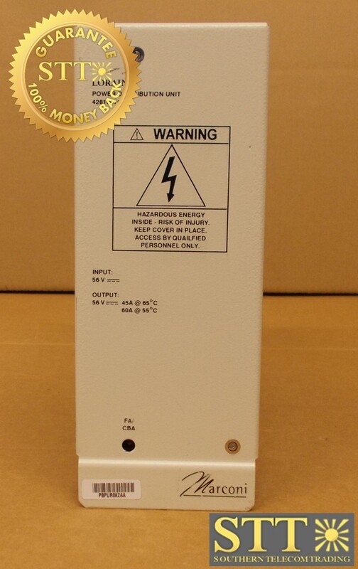428109700 LORAIN MARCONI 56V POWER DISTRIBUTION UNIT PBPUR0K2AA - USED - 90-DAY WARRANTY
